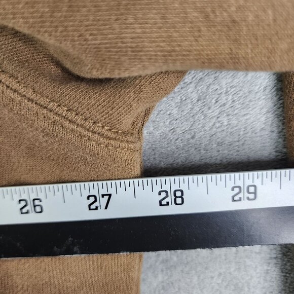 Men's Brown Arizona Jean Co. Pullover Sweatshirt 1/4 Zip Long Sleeve Size 2XL - Picture 8 of 10